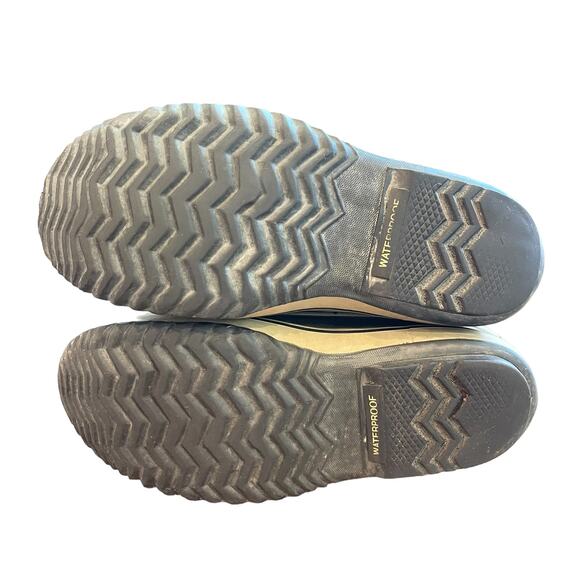 SOREL Premium Leather Winter Insulated Duck Boots Rubber Bottom Men’s Size 9 - Picture 10 of 11